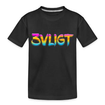 SMS chat langue fortifications anglais trois 3 trois - T-shirt bio Premium Enfant - noir - Devant