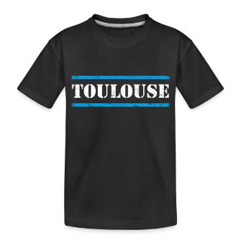 Toulouse - Kids' Premium Organic T-Shirt - black - Front