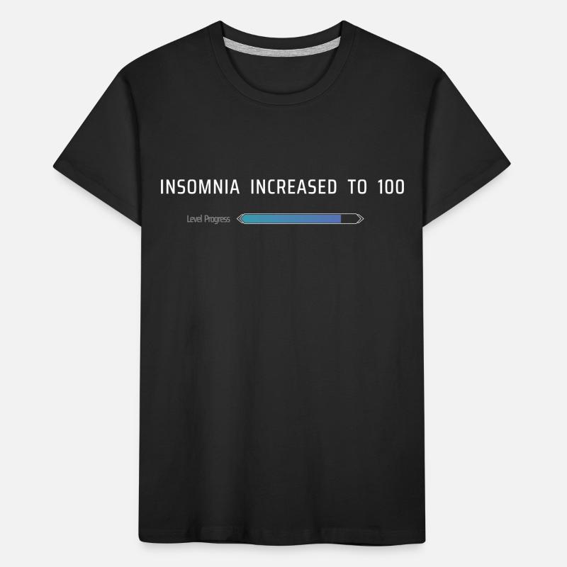 L’insomnie a augmenté à 100 T-shirt bio Premium Enfant