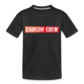Cancun Crew - Kinder Premium Bio T-Shirt - Schwarz - Vorne