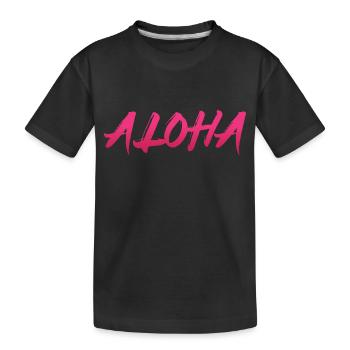 Aloha - T-shirt bio Premium Enfant - noir - Devant