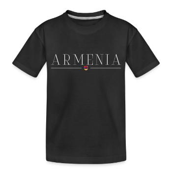 J’aime l’Arménie - T-shirt bio Premium Enfant - noir - Devant