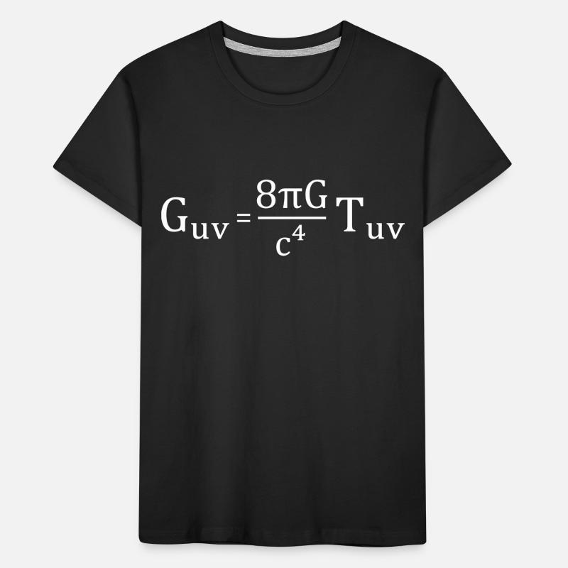 Relativité générale Équation de champ d’Einstein Physique T-shirt bio Premium Enfant