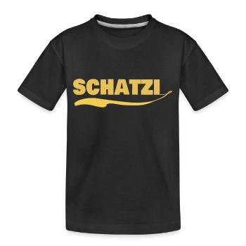 Gift for sweetheart - Kids' Premium Organic T-Shirt - black - Front