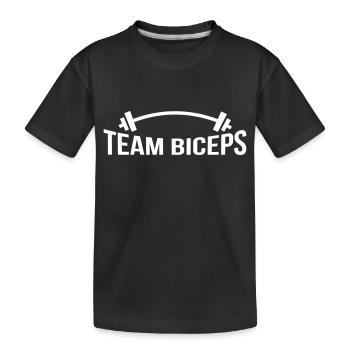 TEAM BICEPS - T-shirt bio Premium Enfant - noir - Devant