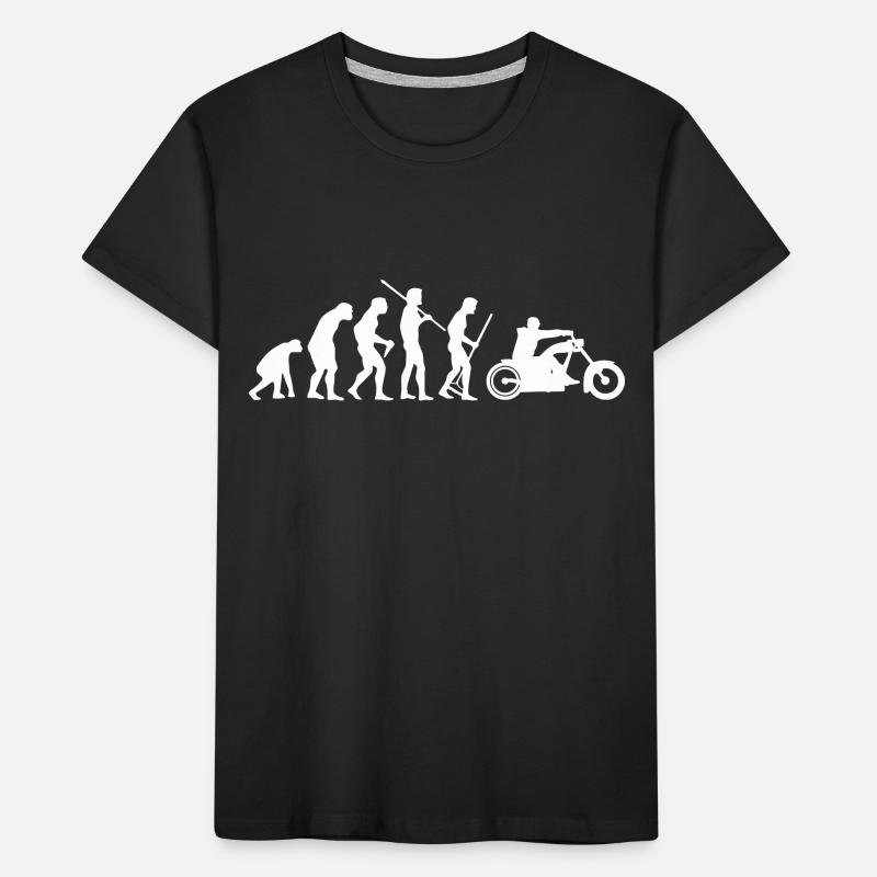 MOTORCYCLE EVOLUTION Kids' Premium Organic T-Shirt