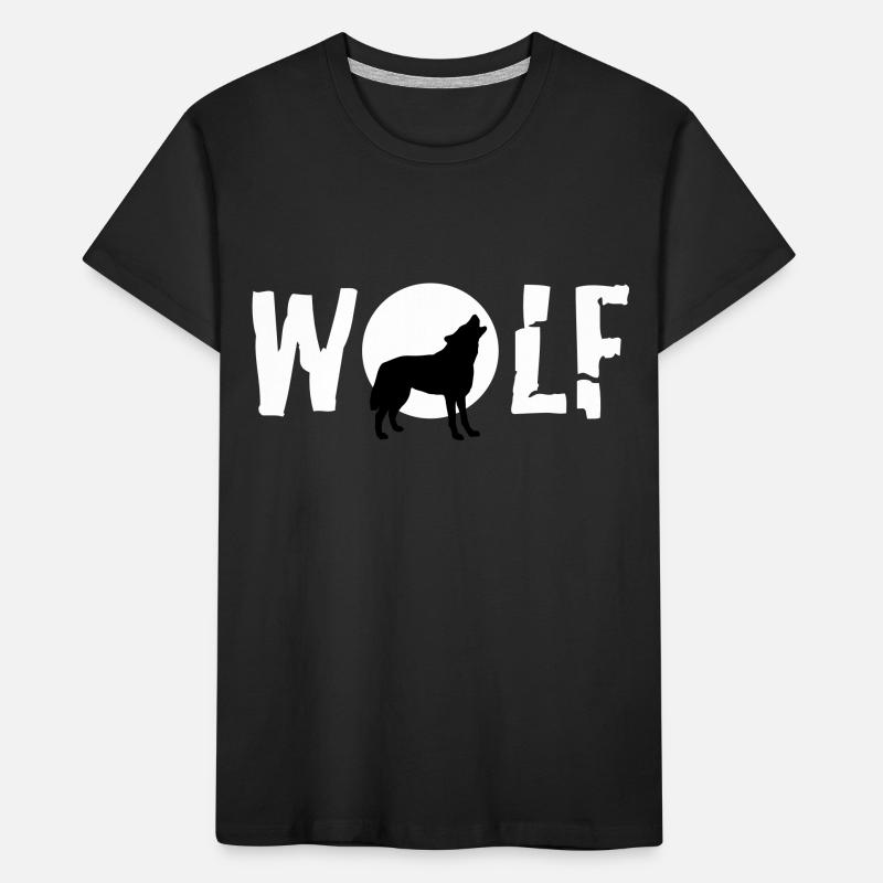 wolf_092011_c_2c Kids' Premium Organic T-Shirt