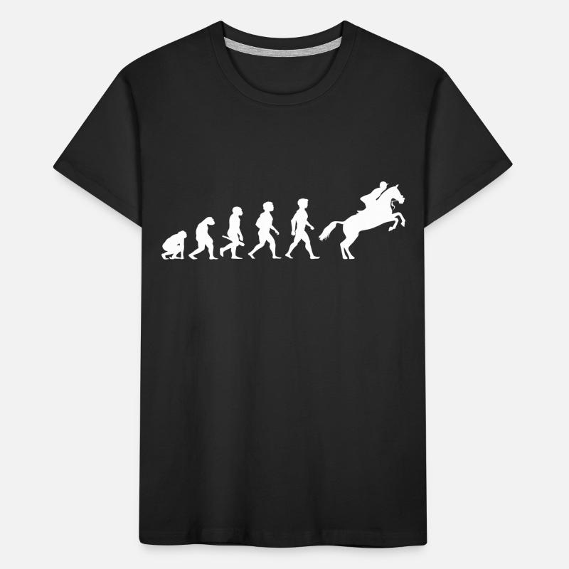 Evolution Equestrian Riding Equestrian Equestrian Kids' Premium Organic T-Shirt
