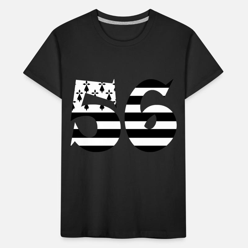 56 Bretagne drapeau T-shirt bio Premium Enfant
