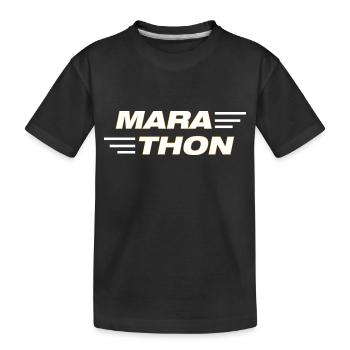 Fußball Soccer - Kinder Premium Bio T-Shirt - Schwarz - Vorne