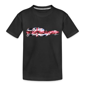 Angleterre Royaume-Uni Londres Anglais britannique Royaume-Uni - T-shirt bio Premium Enfant - noir - Devant