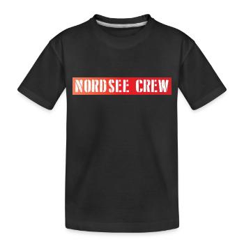 Équipage de la mer du Nord - T-shirt bio Premium Enfant - noir - Devant