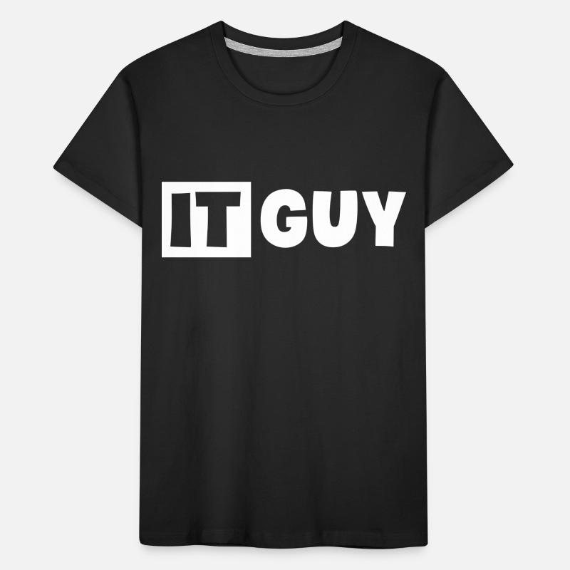 IT Guy Funny Information Technology Tech Desktop T-shirt bio Premium Enfant