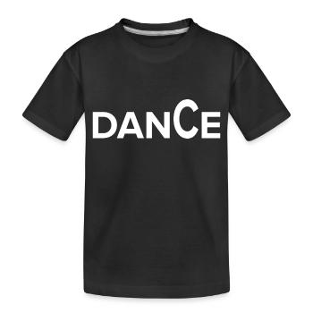 Danse Musique de danse - T-shirt bio Premium Enfant - noir - Devant