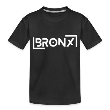 Future City Design – Bronx white - Kids' Premium Organic T-Shirt - black - Front