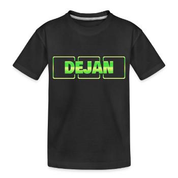 Idée cadeau Dejan - T-shirt bio Premium Enfant - noir - Devant
