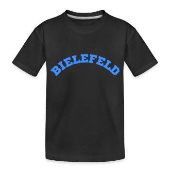 Bielefeld - Kinder Premium Bio T-Shirt - Schwarz - Vorne
