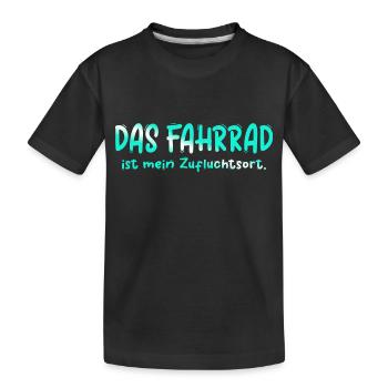 Fahrrad Fahrräder Fahrrad Fahrrad Fahrrad Biker MTB 14 - Kinder Premium Bio T-Shirt - Schwarz - Vorne