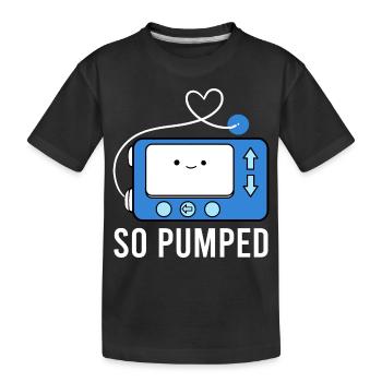 Patients diabétiques Insuline - T-shirt bio Premium Enfant - noir - Devant