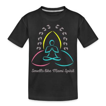 Smells like Mami Spirit - Kids' Premium Organic T-Shirt - black - Front
