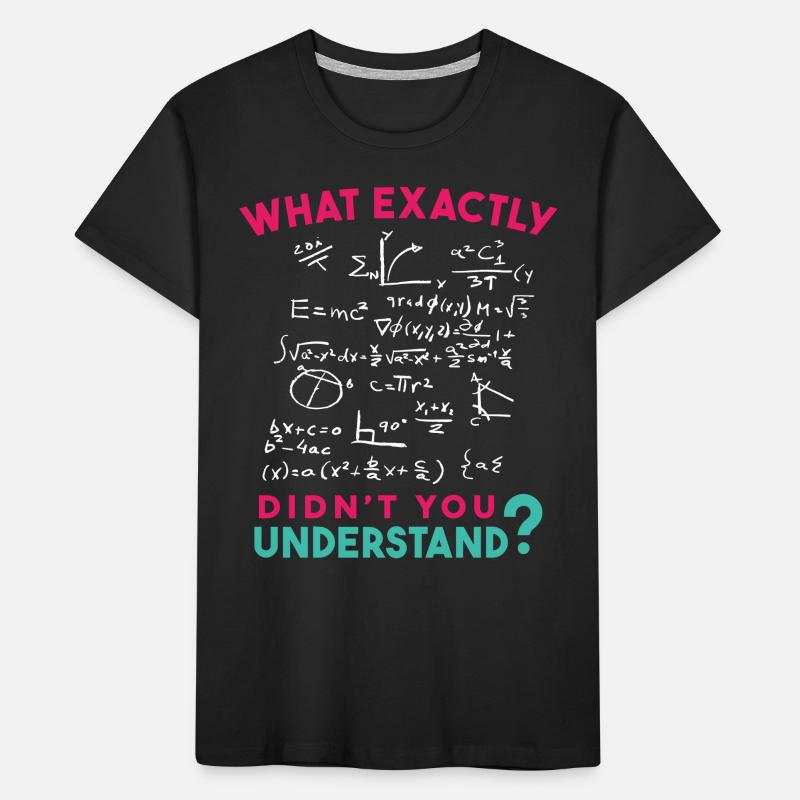Physique Math Formule Blague T-shirt bio Premium Enfant