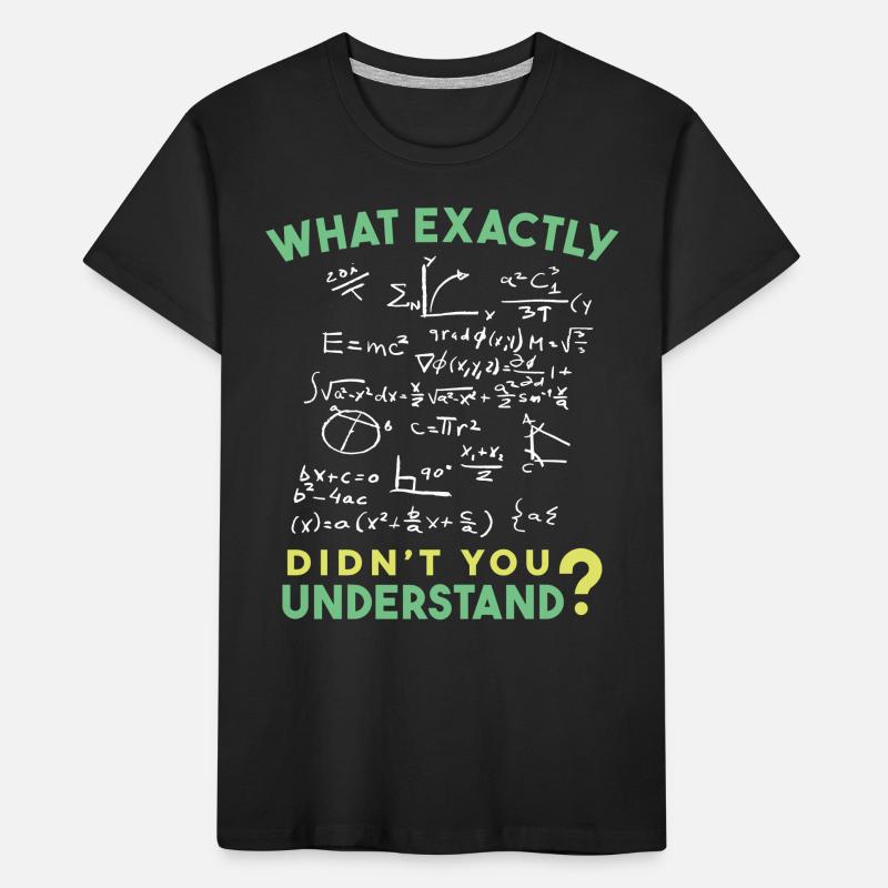 Physics Math Formula Joke Kids' Premium Organic T-Shirt
