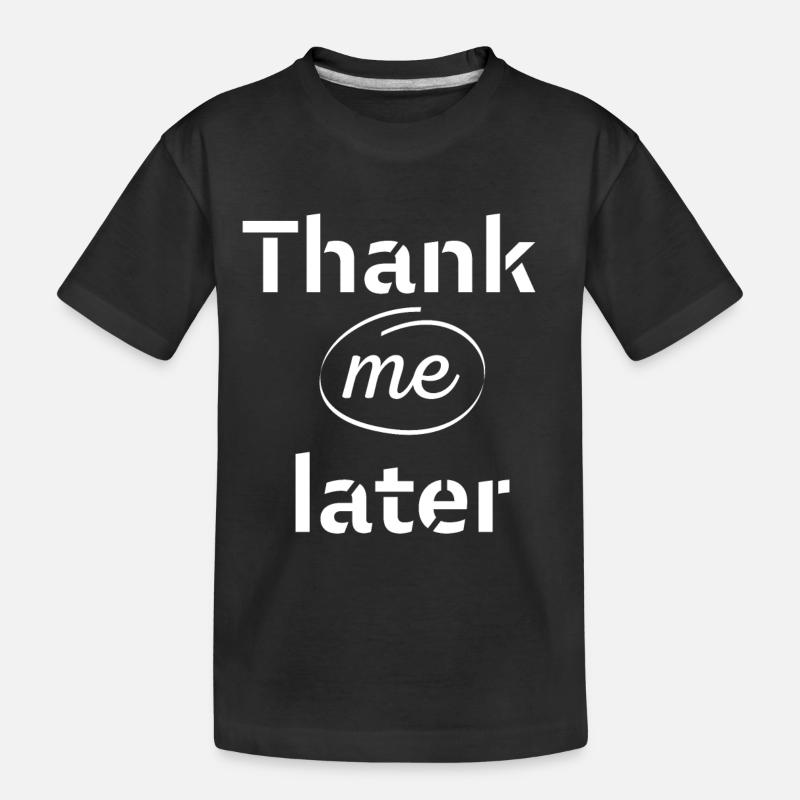 Merci plus tard - T-shirt bio Premium Enfant - noir