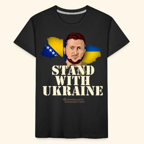 Ukraine Bosnia Herzegovina - Kinder Premium Bio T-Shirt