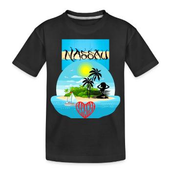 Bahamas, Nassau - T-shirt bio Premium Enfant - noir - Devant