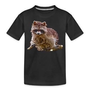 Maja - Kinder Premium Bio T-Shirt - Schwarz - Vorne