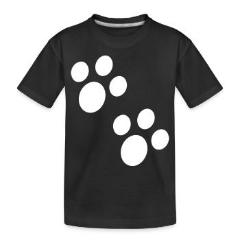 Hund Dog - Kinder Premium Bio T-Shirt - Schwarz - Vorne