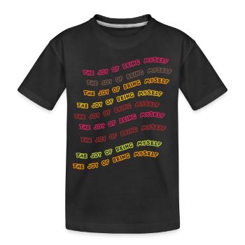 begeing my self - T-shirt bio Premium Enfant - noir - Devant