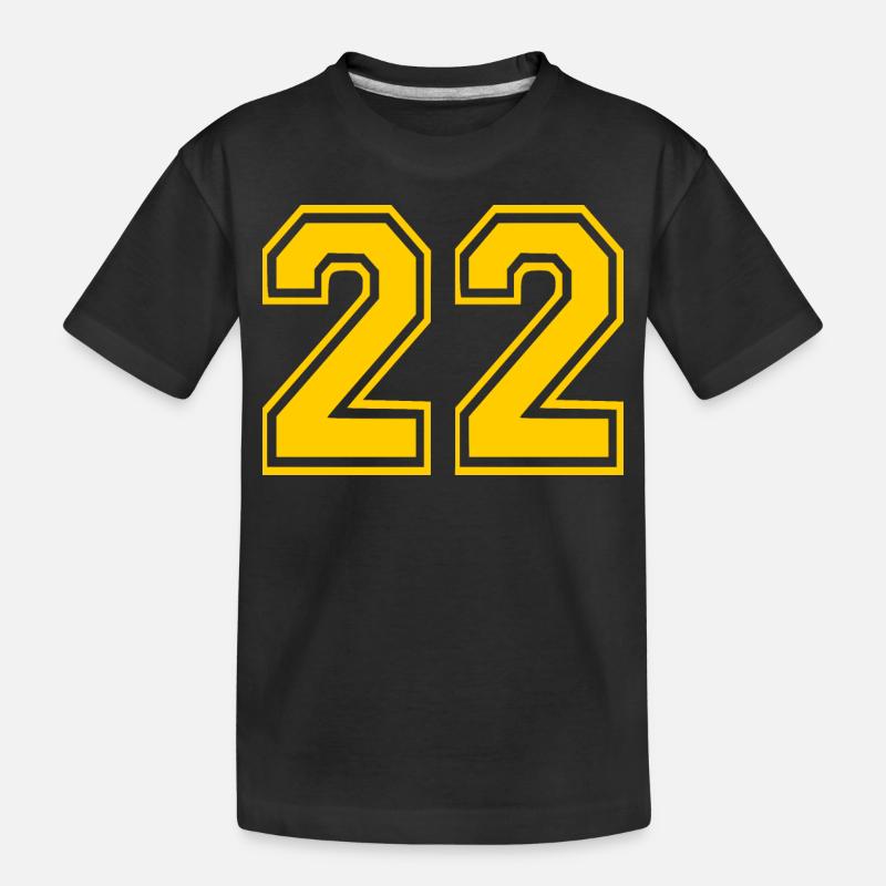 22 - T-shirt bio Premium Enfant - noir