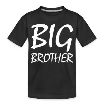 Big brother - T-shirt bio Premium Enfant - noir - Devant