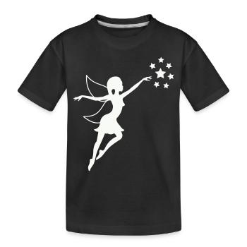 fée - T-shirt bio Premium Enfant - noir - Devant