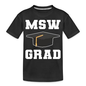 Cérémonie de remise des diplômes de maîtrise - T-shirt bio Premium Enfant - noir - Devant
