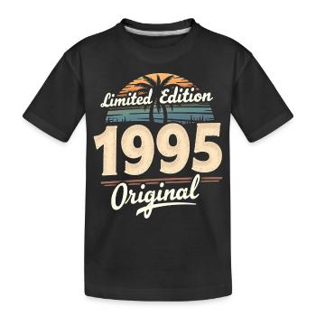 30ème Anniversaire Original - Vintage Vintage 1995 - T-shirt bio Premium Enfant - noir - Devant