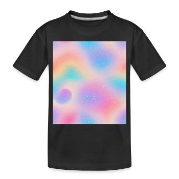L’œil dans l’abstraction - T-shirt bio Premium Enfant - noir - Devant
