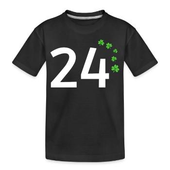 24 - T-shirt bio Premium Enfant - noir - Devant