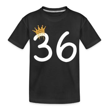 36 - T-shirt bio Premium Enfant - noir - Devant
