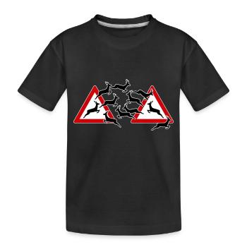 Forte Wildwechsel - T-shirt bio Premium Enfant - noir - Devant