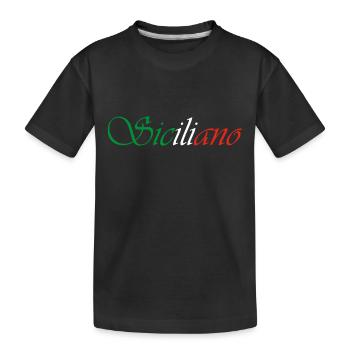 Siciliano - T-shirt bio Premium Enfant - noir - Devant