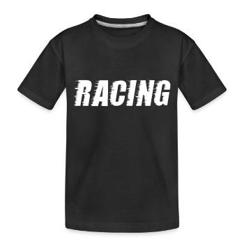 Conception de courses de sport automobile - T-shirt bio Premium Enfant - noir - Devant