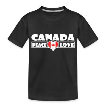 Canada - T-shirt bio Premium Enfant - noir - Devant