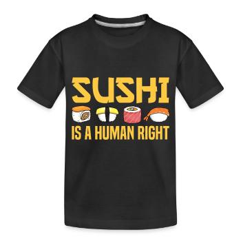 Sushi - T-shirt bio Premium Enfant - noir - Devant
