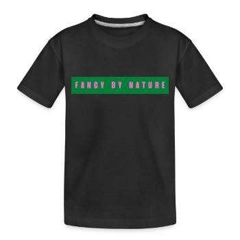 Phantasie von Natur aus - Kinder Premium Bio T-Shirt - Schwarz - Vorne