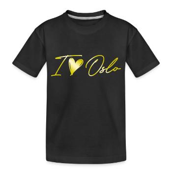 J’aime Oslo - T-shirt bio Premium Enfant - noir - Devant