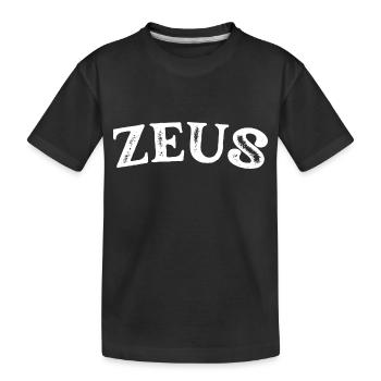 ZEUS usé vintage - T-shirt bio Premium Enfant - noir - Devant