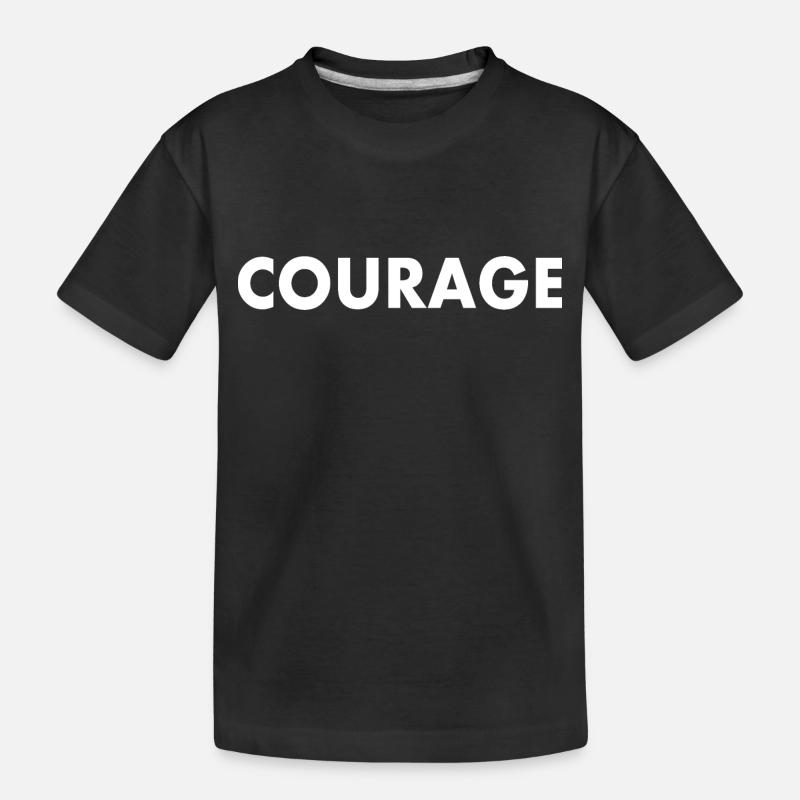 Courage - T-shirt bio Premium Enfant - noir