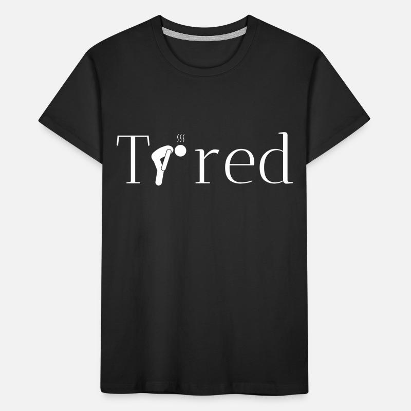 müde originelle geschenkidee Kinder Premium Bio T-Shirt